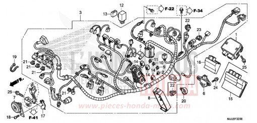 WIRE HARNESS NC750SAF de 2015